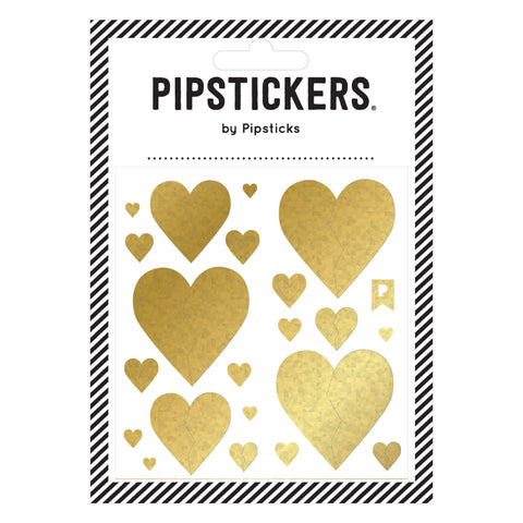 Gold Holographic Broken Hearts