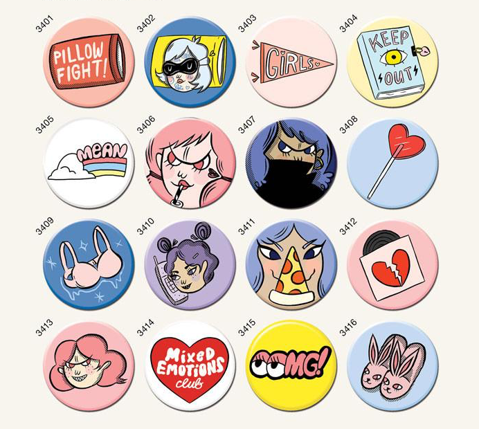 Slumber Party Button Box