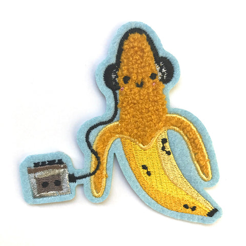 Chenille Banana Rocker Patch