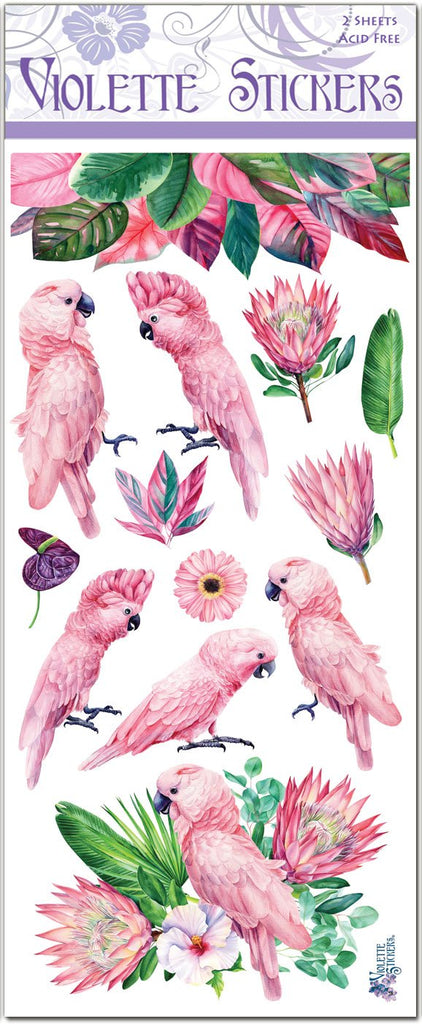 Foil Pink Parrpts