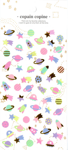 CC Planets Sticker Sheet