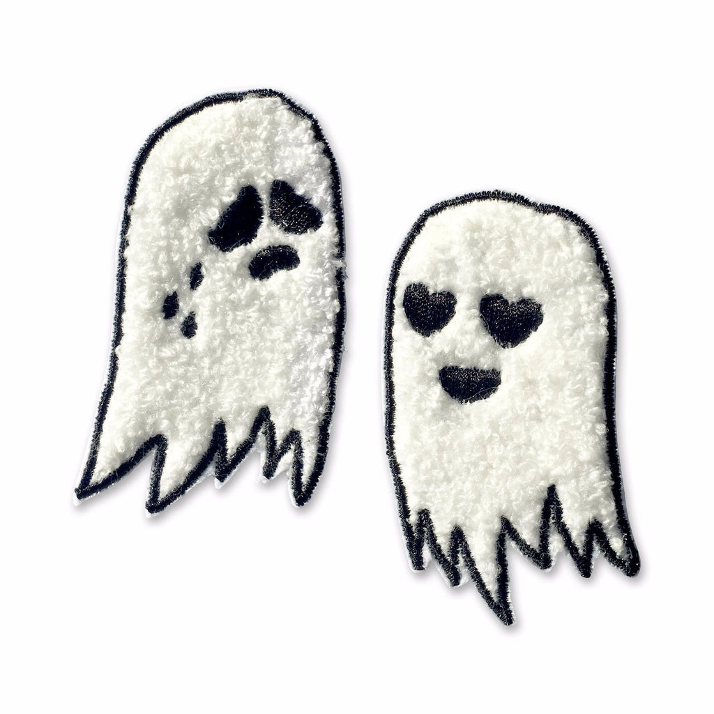 Chenille Ghost Pair Sew-on Patch