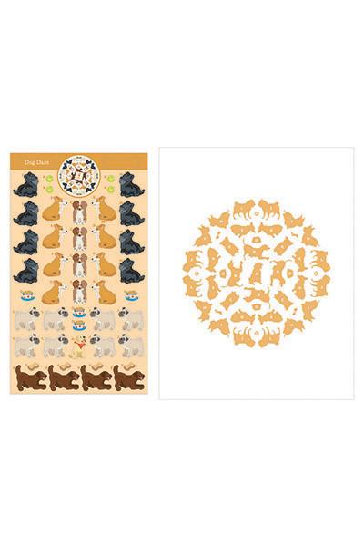 Dog Daze Sticker Kaleidoscope™