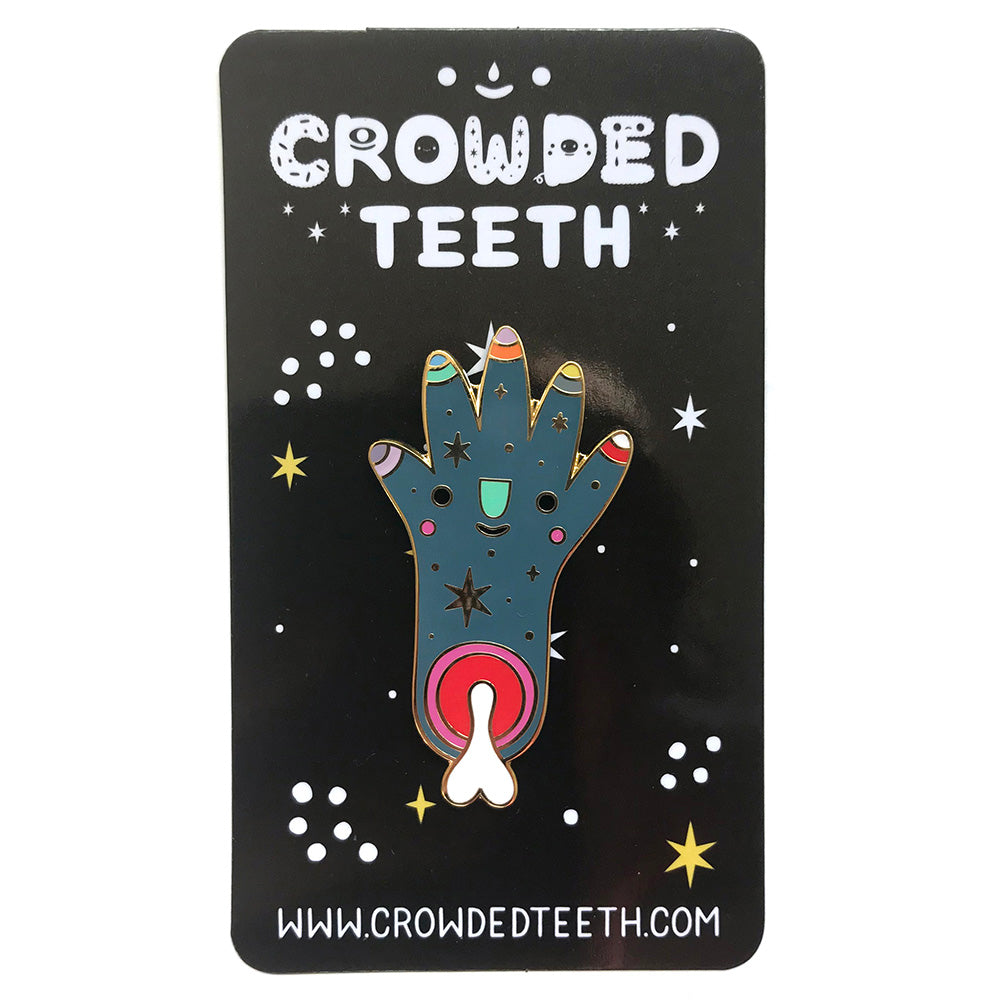 Severed Party Arm Enamel Pin