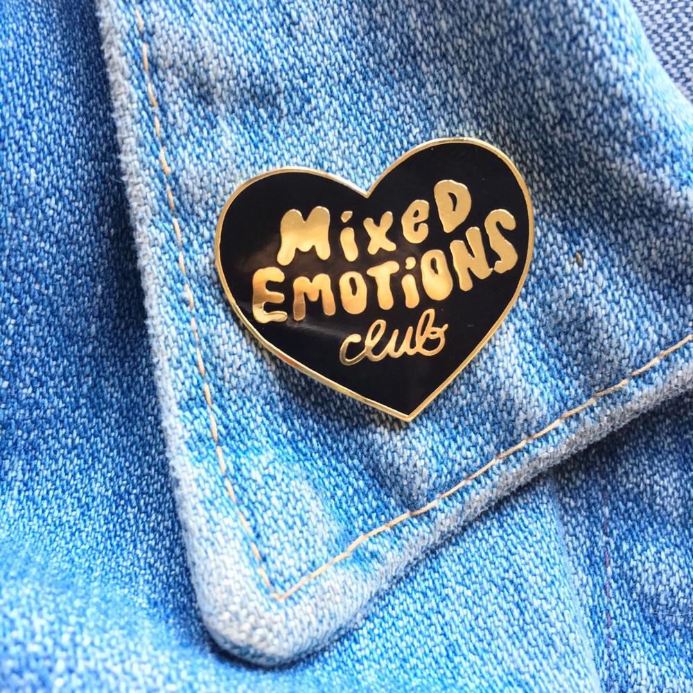 Mixed Emotions Club Pin