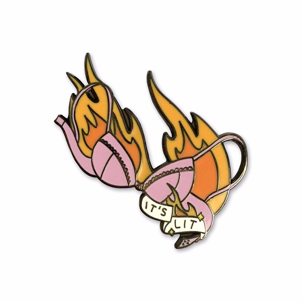 It's Lit Bra Pin