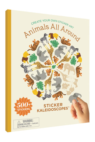 Animals All Around Sticker Kaleidoscopes™ Book