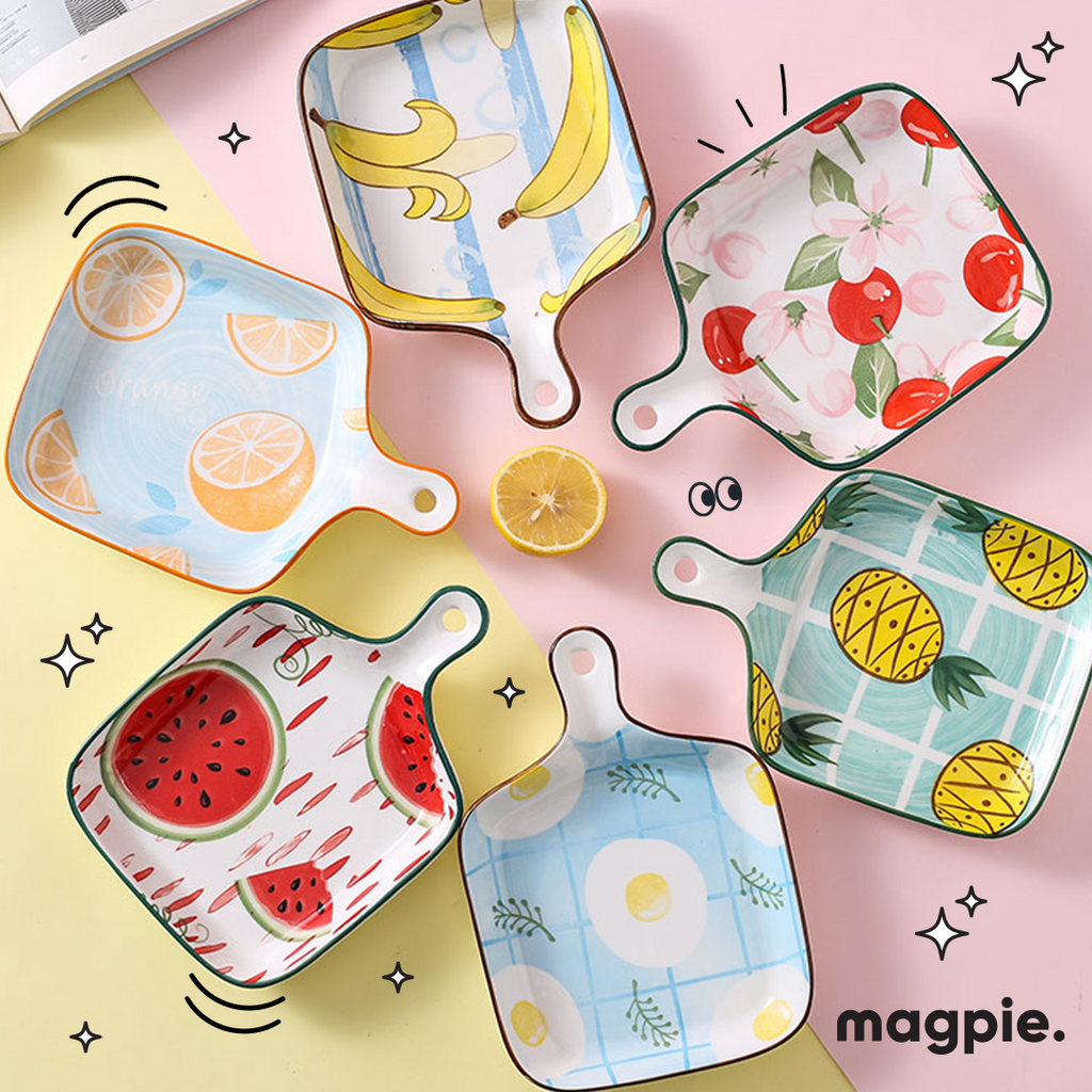 Fruity Baking Dishes (with Handle)