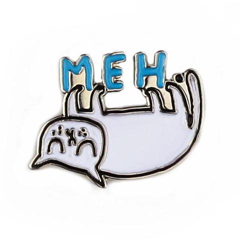 Meh Cat Pin