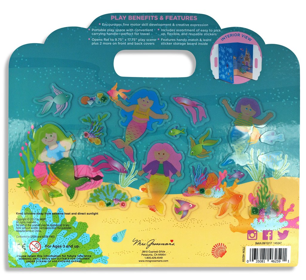 Mermaid Friends Peel & Play Activity Set