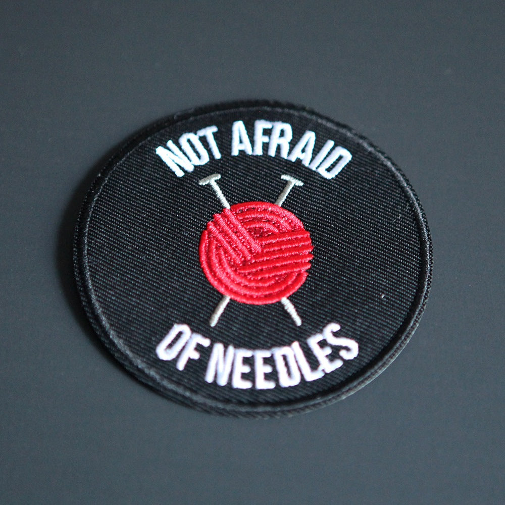 Knitting Needles Patch