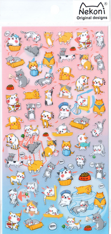Nekoni Small Kittens Sticker Sheet