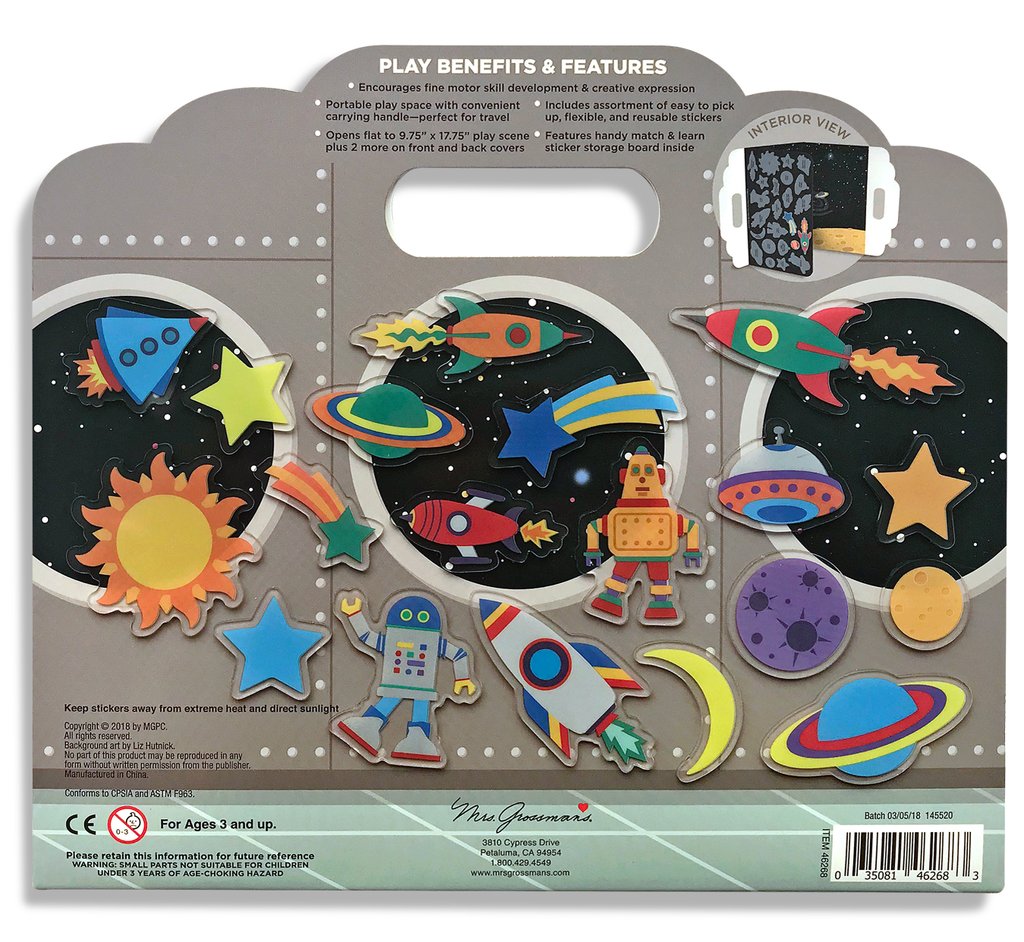Outer Space Peel & Play Activity Set