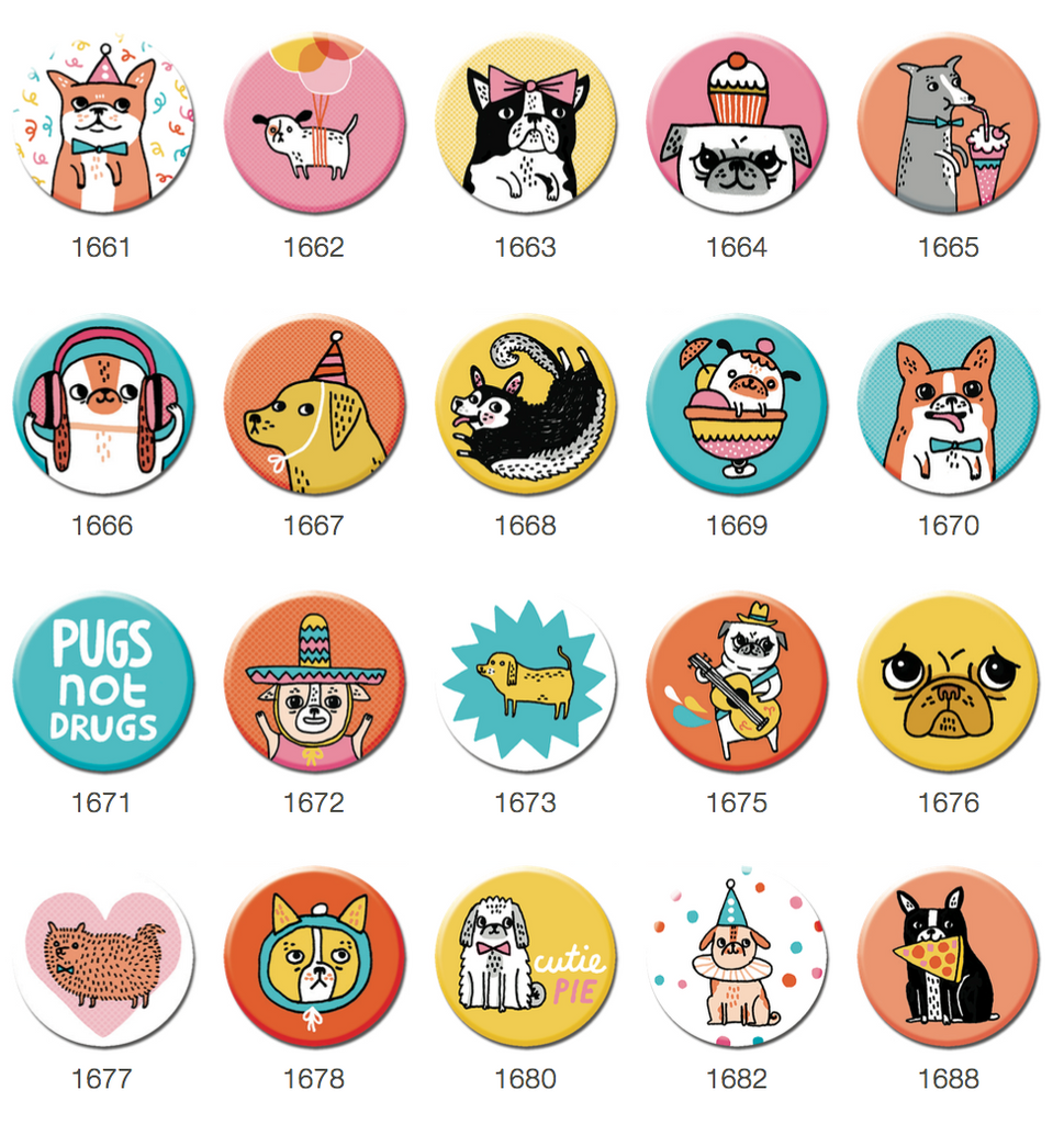 Puppy Party Button Box