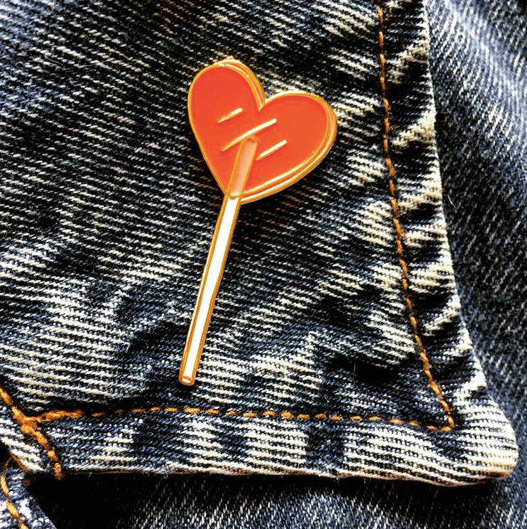 Heart Lolli Pin