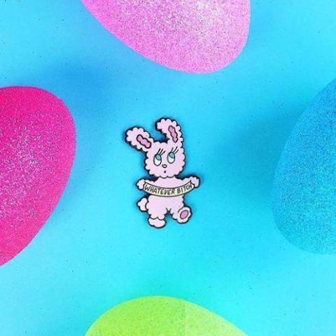 Naughty Bunny Pin