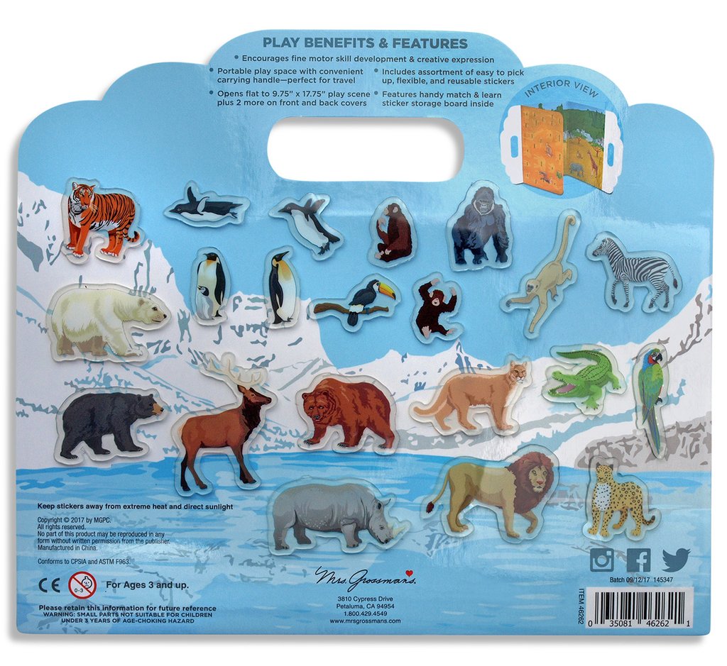 Zoo Animals Peel & Play Activity Set