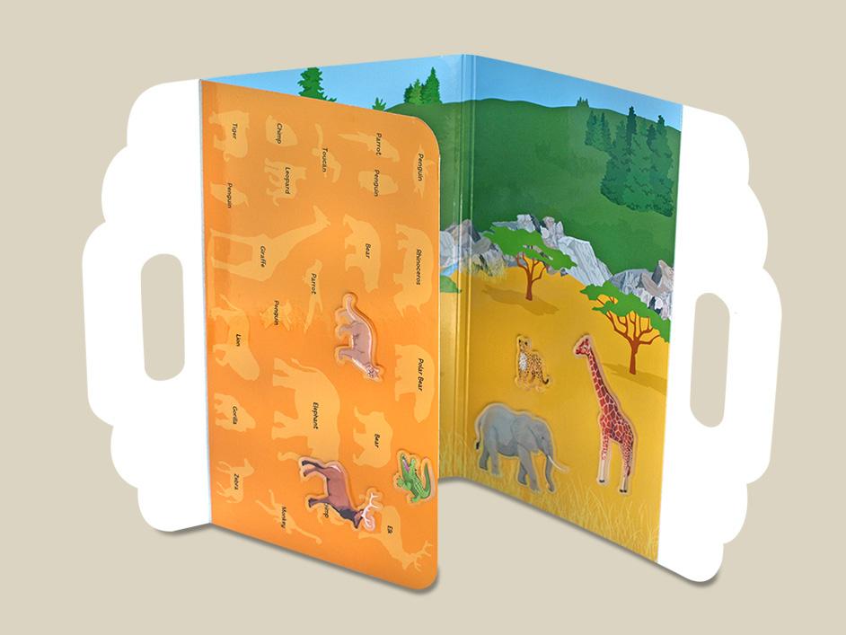 Zoo Animals Peel & Play Activity Set