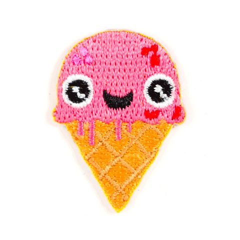 Ice Cream Face Sticker Patch
