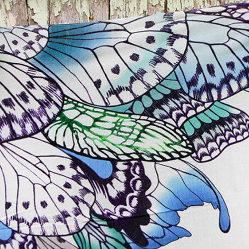 Blue Butterfly Wings Scarf