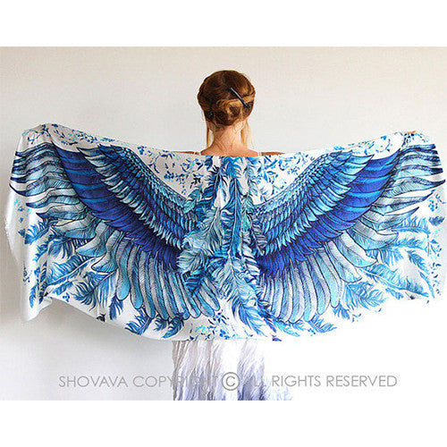 Blue Wings Scarf