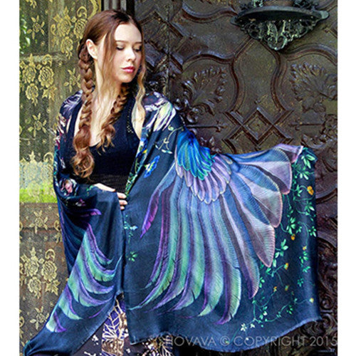 Onyx Wings Scarf