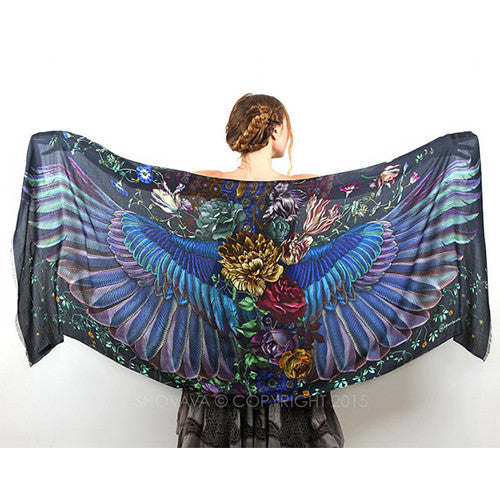 Onyx Wings Scarf