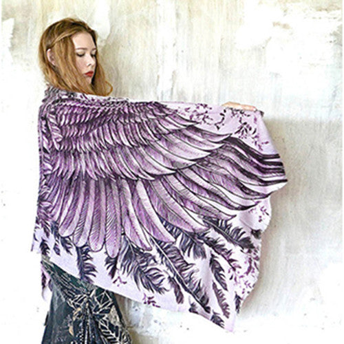 Purple Wings Scarf