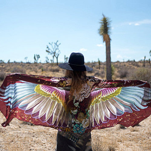 Crimson Wings Scarf