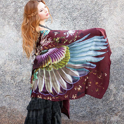 Crimson Wings Scarf