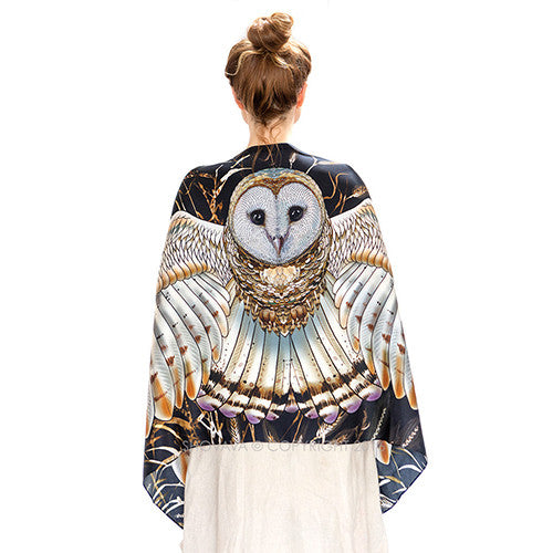 Wheat Owl Scarf
