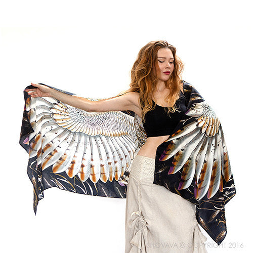 Wheat Owl Scarf