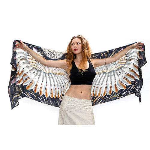 Wheat Owl Scarf