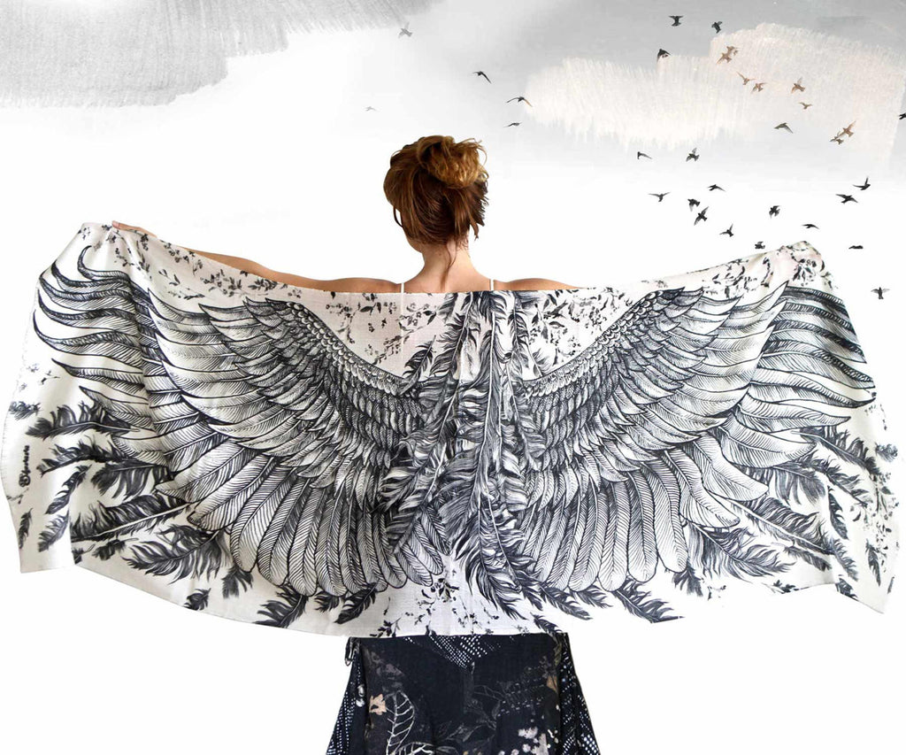 White Wings Scarf