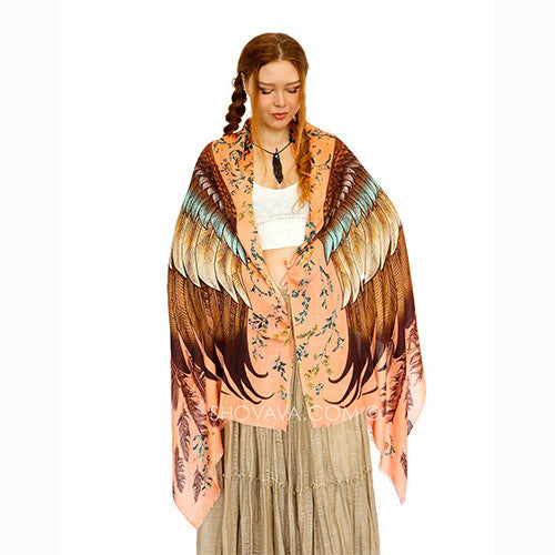 Saffron Wings Scarf