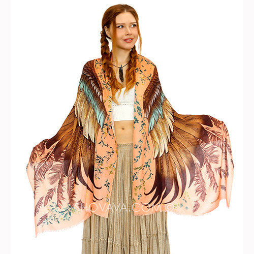 Saffron Wings Scarf