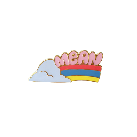 Mean Rainbow Pin
