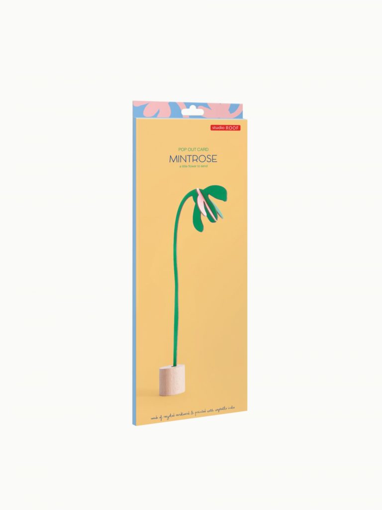 Mintrose Pop Out Card