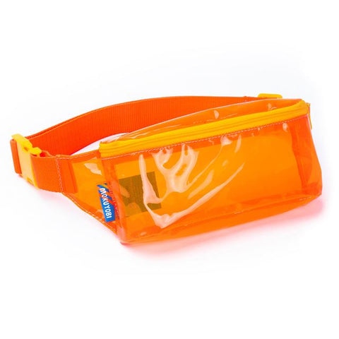 Orange Vinyl Fanny Pack