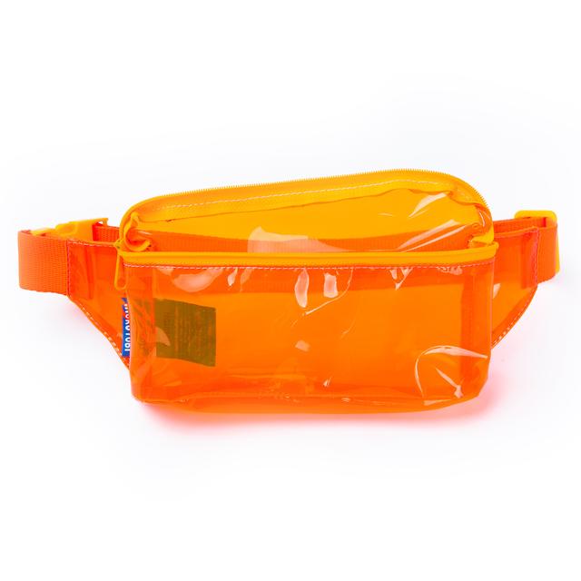 Orange Vinyl Fanny Pack