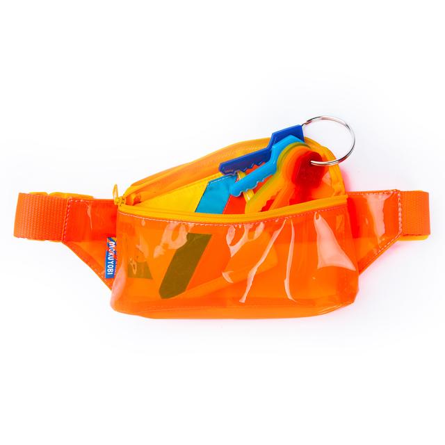 Orange Vinyl Fanny Pack