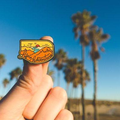 Life of Adventure Pin