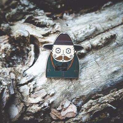 Vintage Photographer Pin