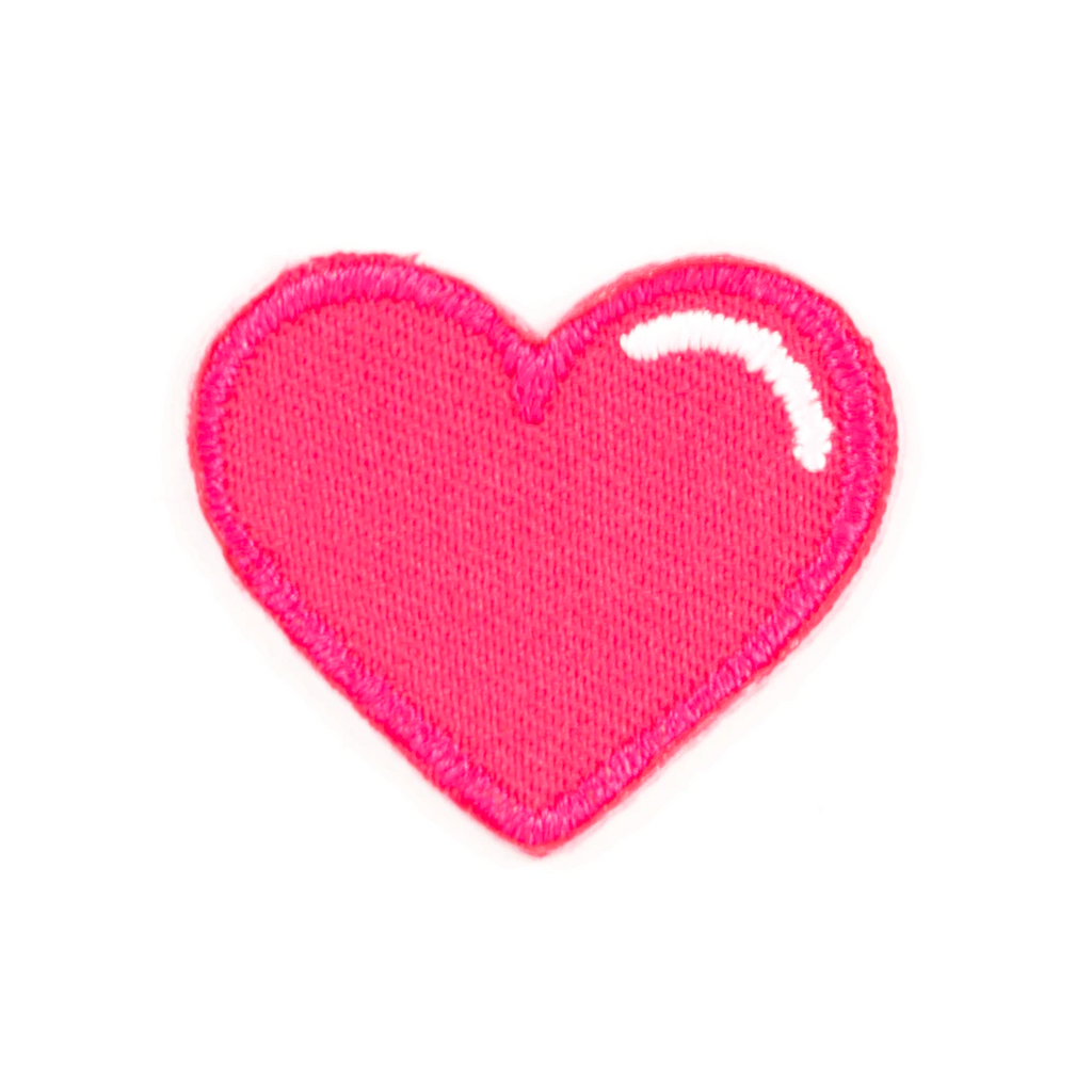 Pink Heart Sticker Patch