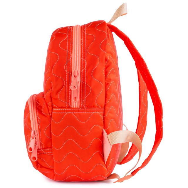 Red / Orange Quilted Purse Backpack