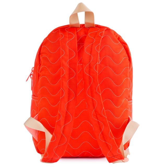 Red / Orange Quilted Purse Backpack