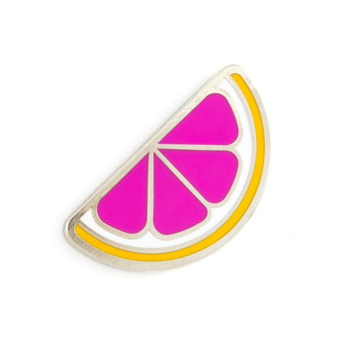 Grapefruit Pin