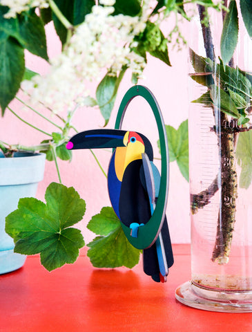 Swinging Toucan Pop Out Card