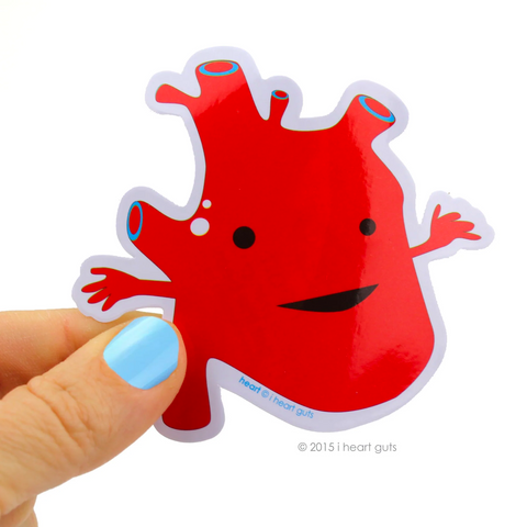 Share Your Heart Sticker