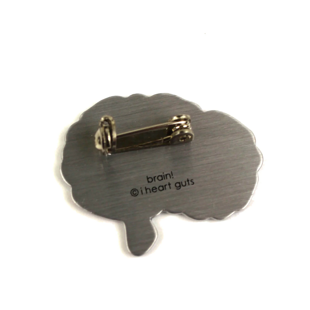 Brain Lapel Pin - All You Need Is Lobe